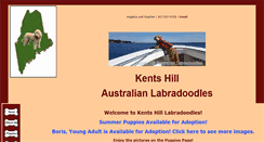 Desktop Screenshot of kentshilllabradoodles.com
